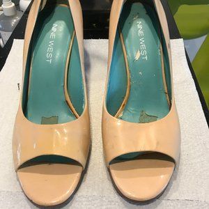 Nine West Cream Heels
